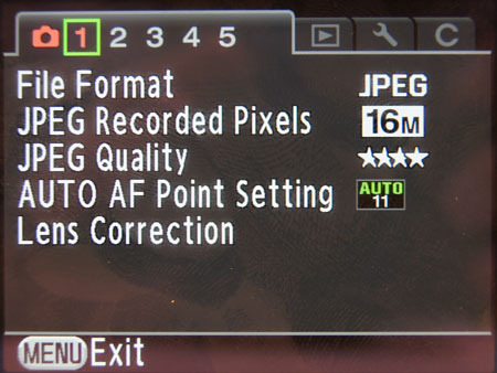 FI Menu Photo