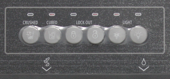 Water/Ice Dispenser Controls Photo