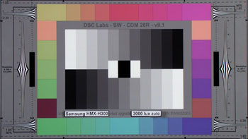 3000 Lux Test Chart