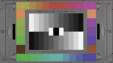 3000 Lux Test Chart