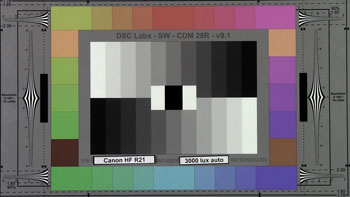 3000 Lux Test Chart