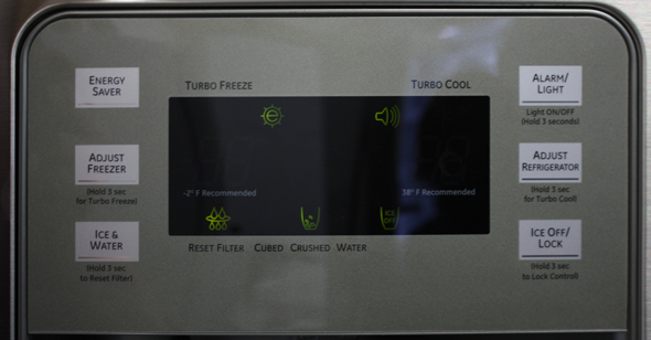Water/Ice Dispenser Controls Photo