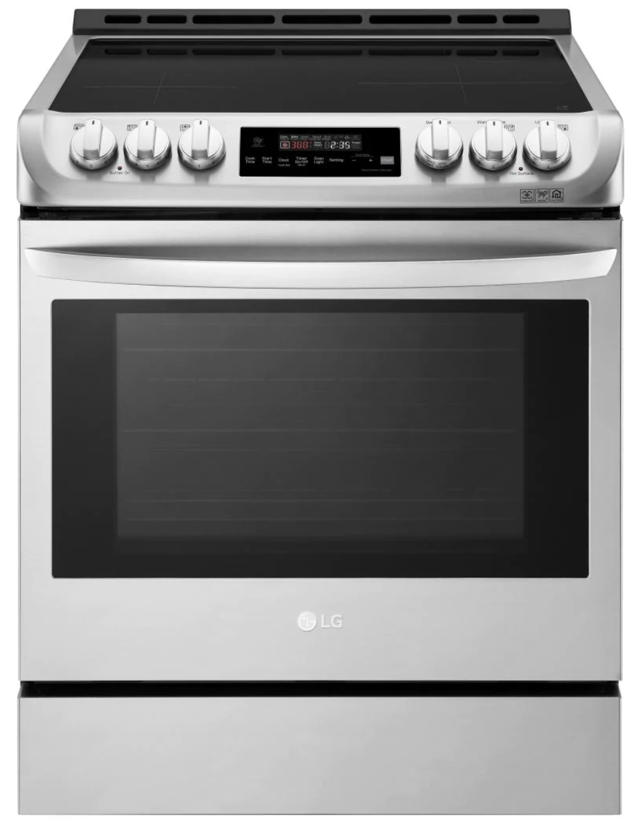 Product image of LG 6.3 cu. ft. Smart Wi-Fi Enabled Induction Slide-In Range LSE4616ST