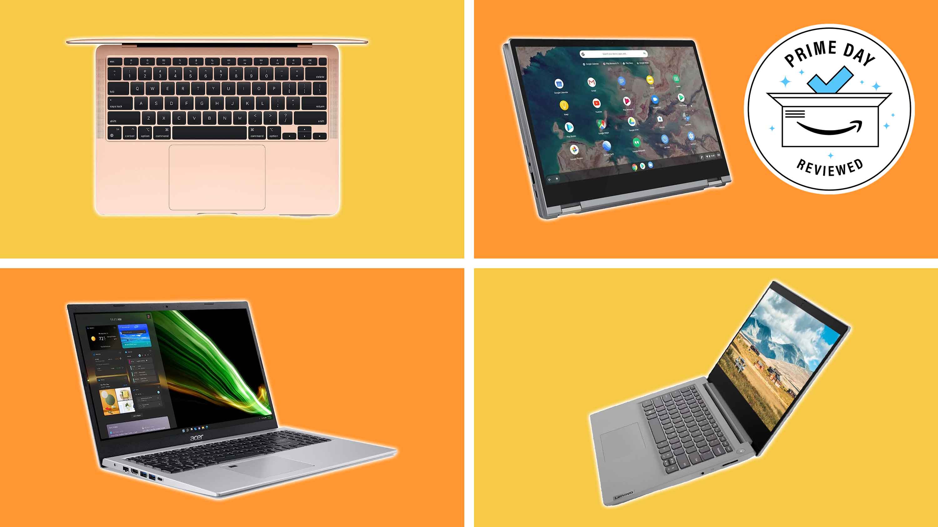 Shop 7 best Amazon Prime laptop deals on Apple, Acer, Lenovo and more