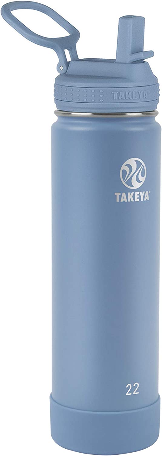 Product image of Takeya 24oz Actives Insulated Water Bottle with Straw Lid