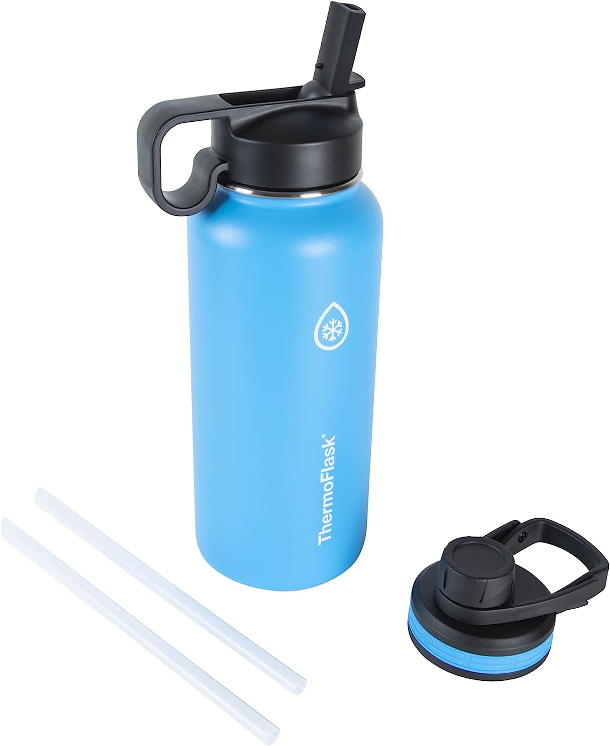 Product image of ThermoFlask 32oz Bottle w/Chug Lid and Straw Lid