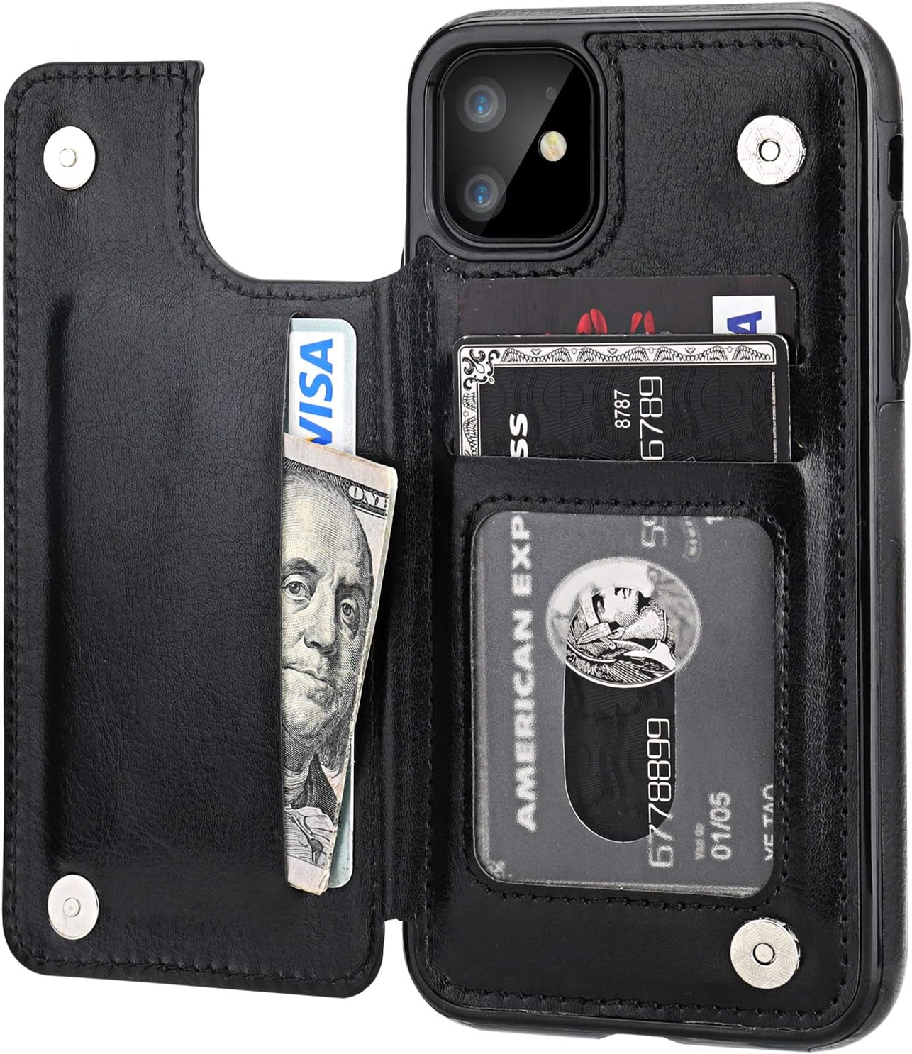 Product image of OT ONETOP iPhone 11 Wallet Case with Card Holder
