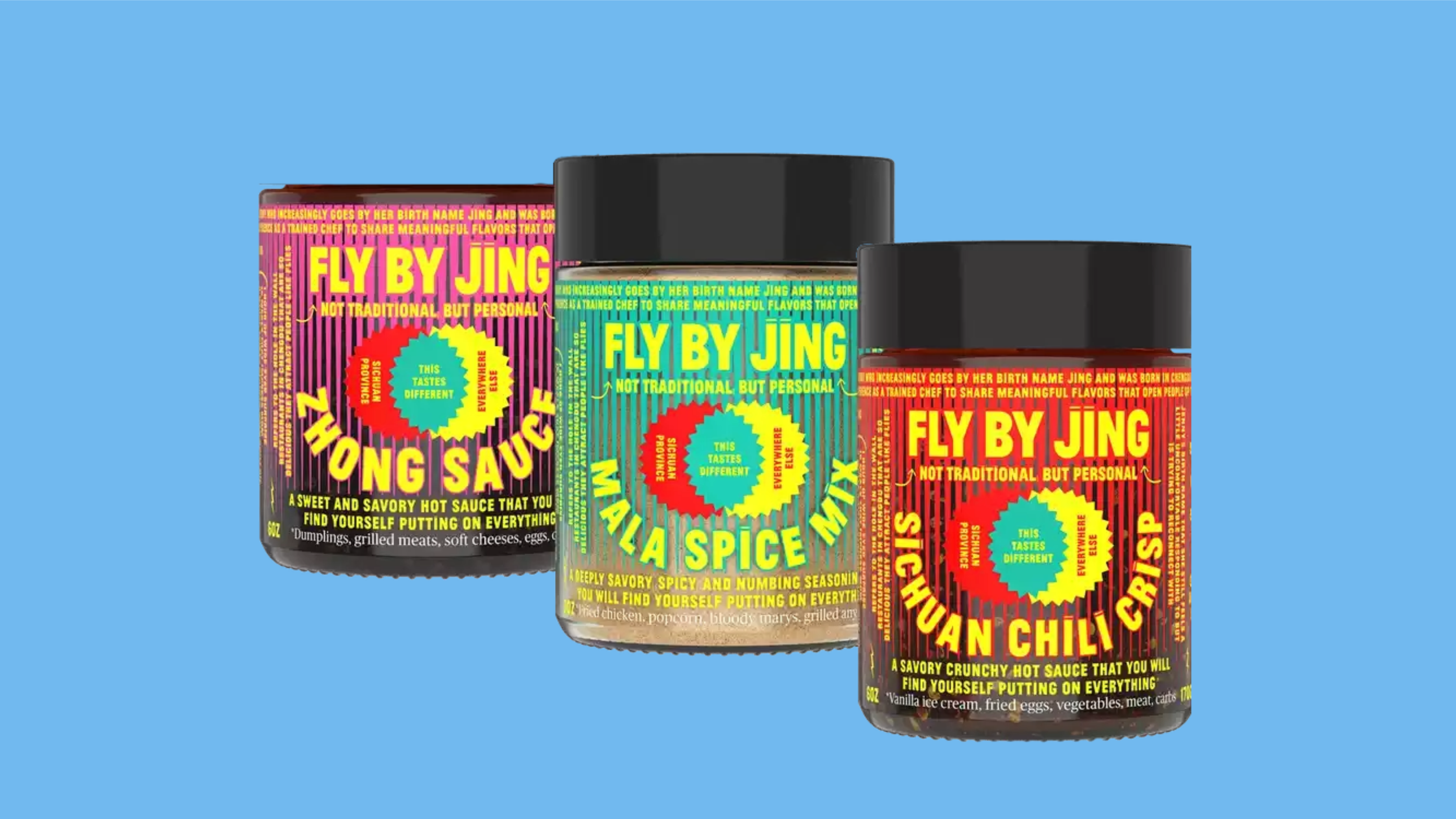 Product image of the Fly By Jing Triple Threat set