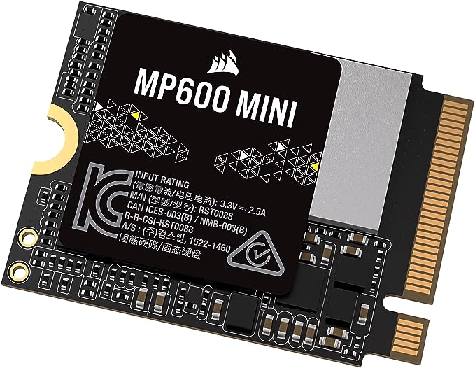 ภาพผลิตภัณฑ์ของ Corsair MP600 1TB 2230 NVME M.2 PCIE Gen4 SSD