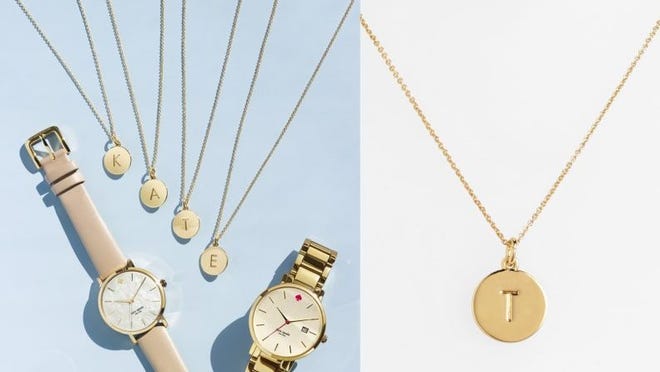 Golden necklaces and watches.