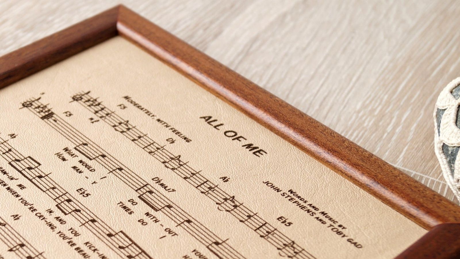 Leather Music Sheet