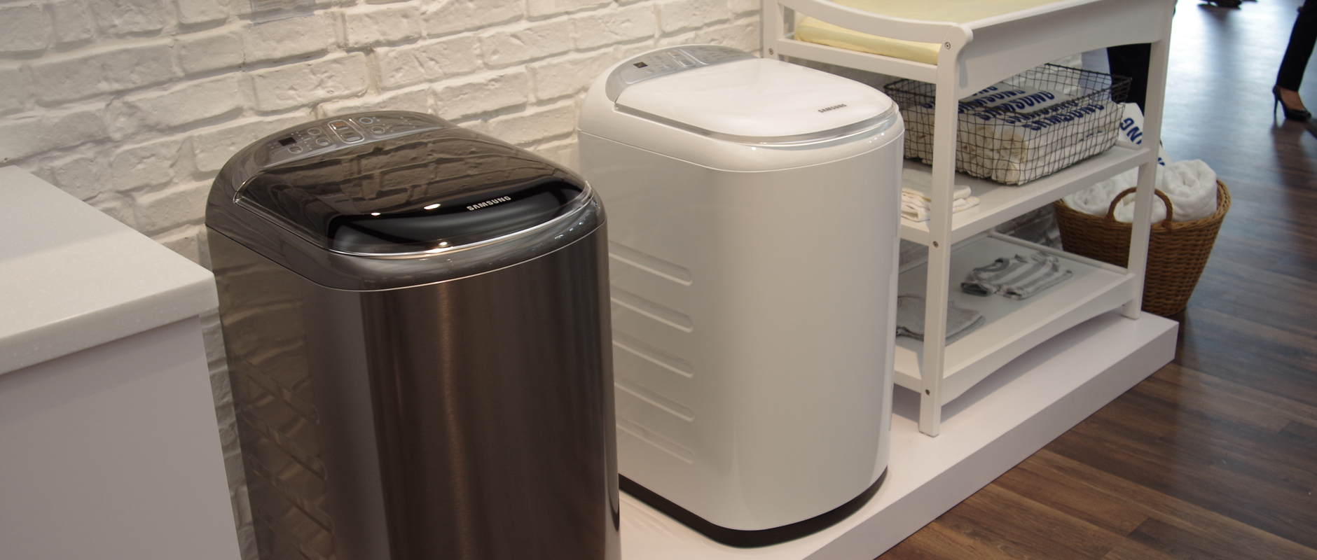 This Tiny Clothes Washer Is For Babies and the People Who Change Them